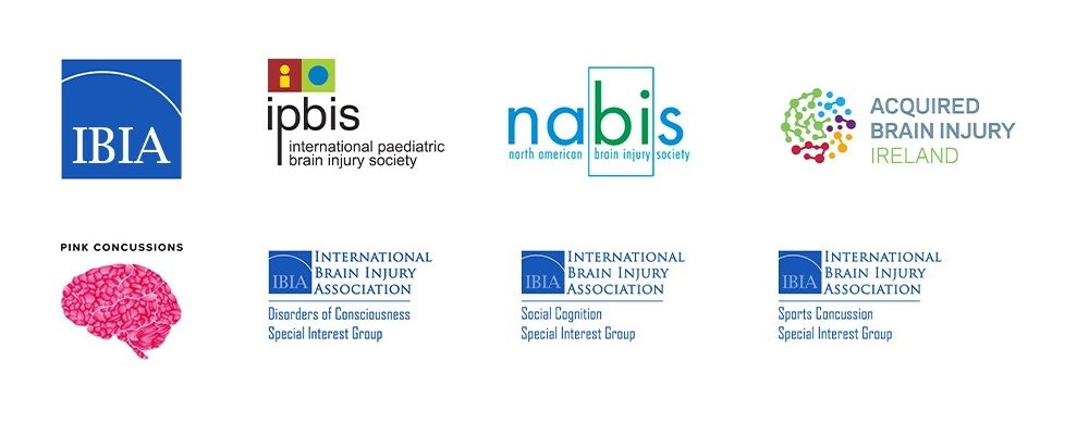 Logos of organizations participating in the 2021 World Congress on Brain Injury